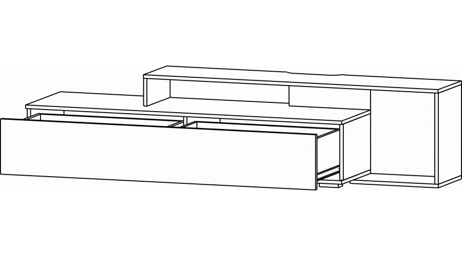 Тумба ТВ-05 Даллас, Цемент светлый 