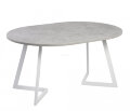 Стол раздвижной круглый Рим 940 опора белая 