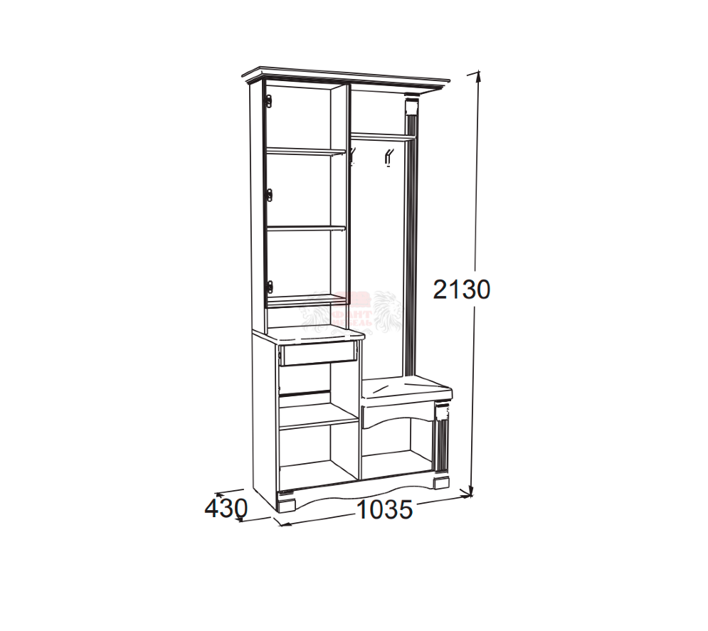 Прихожая Саша-15 