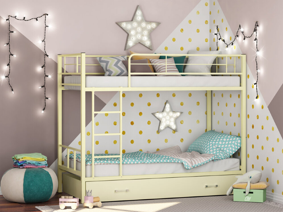 Кровать двухъярусная Севилья 2Я с ящиком 