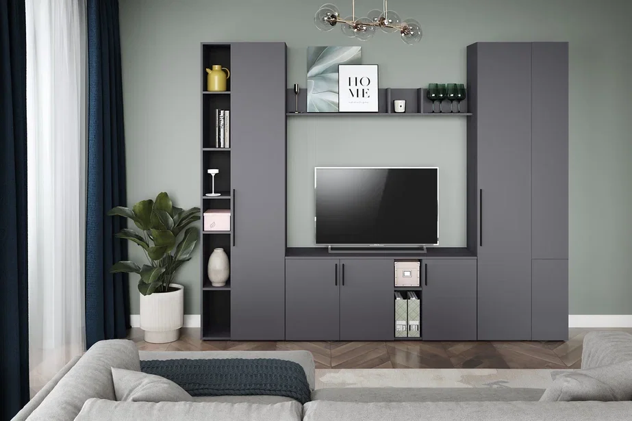 Полка 16.490 Эйр, Серый Графит 