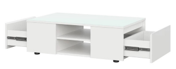 Стол журнальный Одри со стеклом