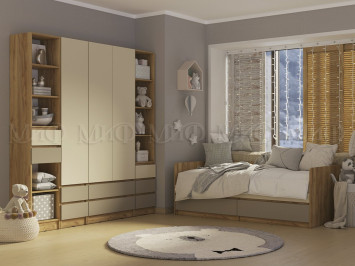 Кровать с ящиками Челси Color, слоновая кость