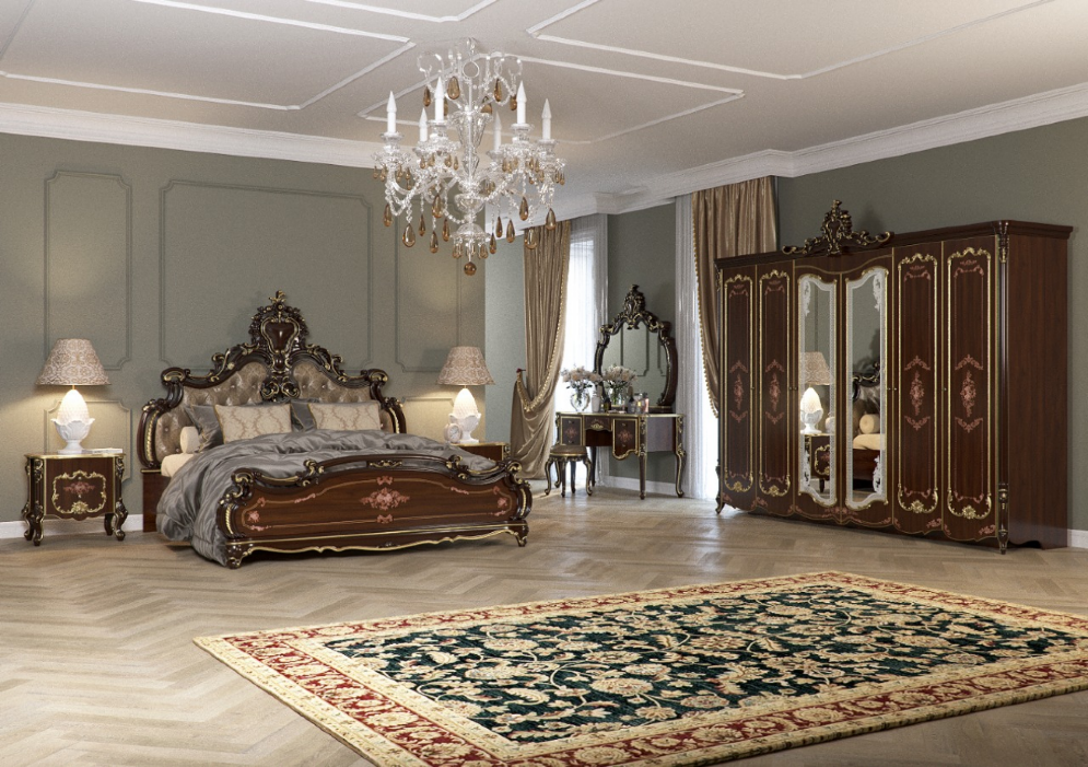 Кровать 1,8 Шейх, Орех 