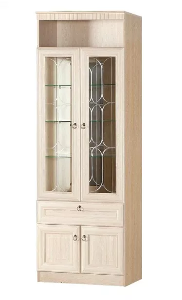 Шкаф для книг Инна 611, Денвер светлый 