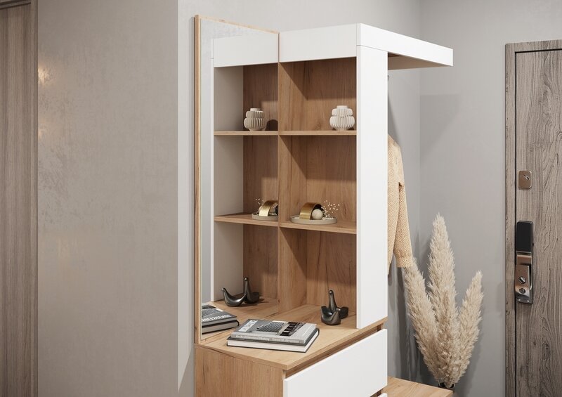 Прихожая Хелен, крафт золотой 