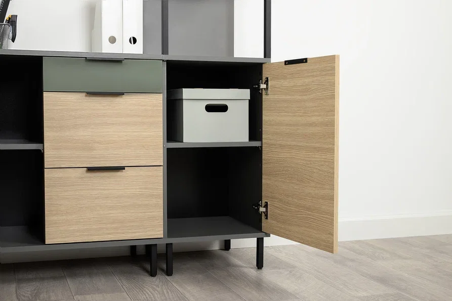 Стеллаж 16.426 Марвэл, тёмно-серый 