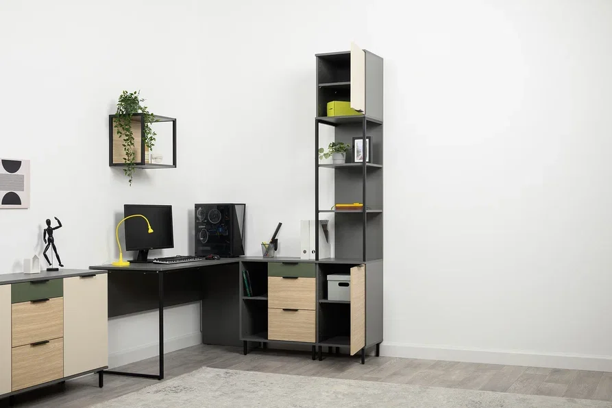 Стеллаж 16.426 Марвэл, тёмно-серый 