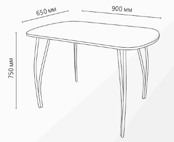 Стол обеденный Сеул 7, опора D50