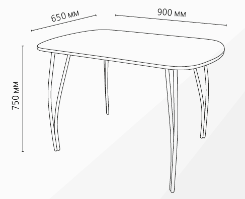 Стол обеденный Сеул 7, опора D50 