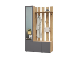 Прихожая Челси, Дуб золотистый / Графит​