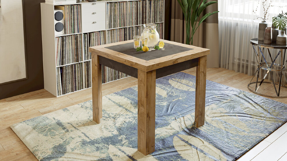 Стол обеденный раскладной Хьюстон, тип 3 (дуб вотан) 