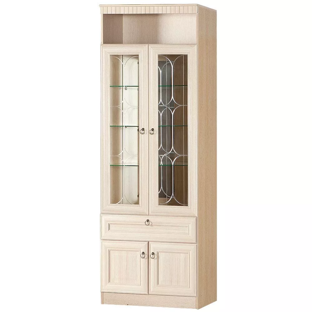 Шкаф для посуды Инна 612, Денвер светлый 