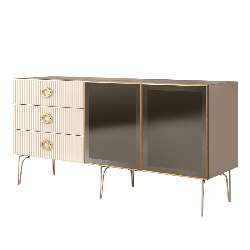 Комод (для гостиной) 1.6 БМКМ-4(Fi) [5] (2 двери стекло) Bogemia Fillini 