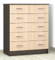 Комод Катрин-5, Венге/Дуб молочный 