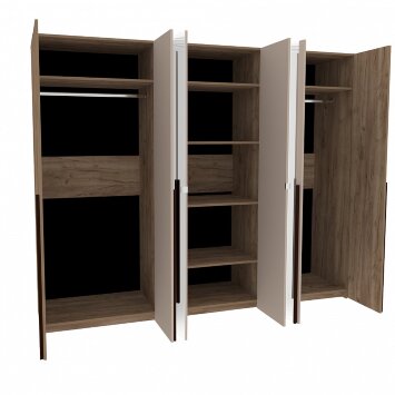 Шкаф 6-створчатый Кара