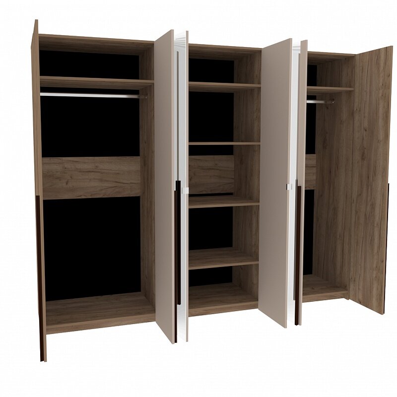 Шкаф 6-створчатый Кара 