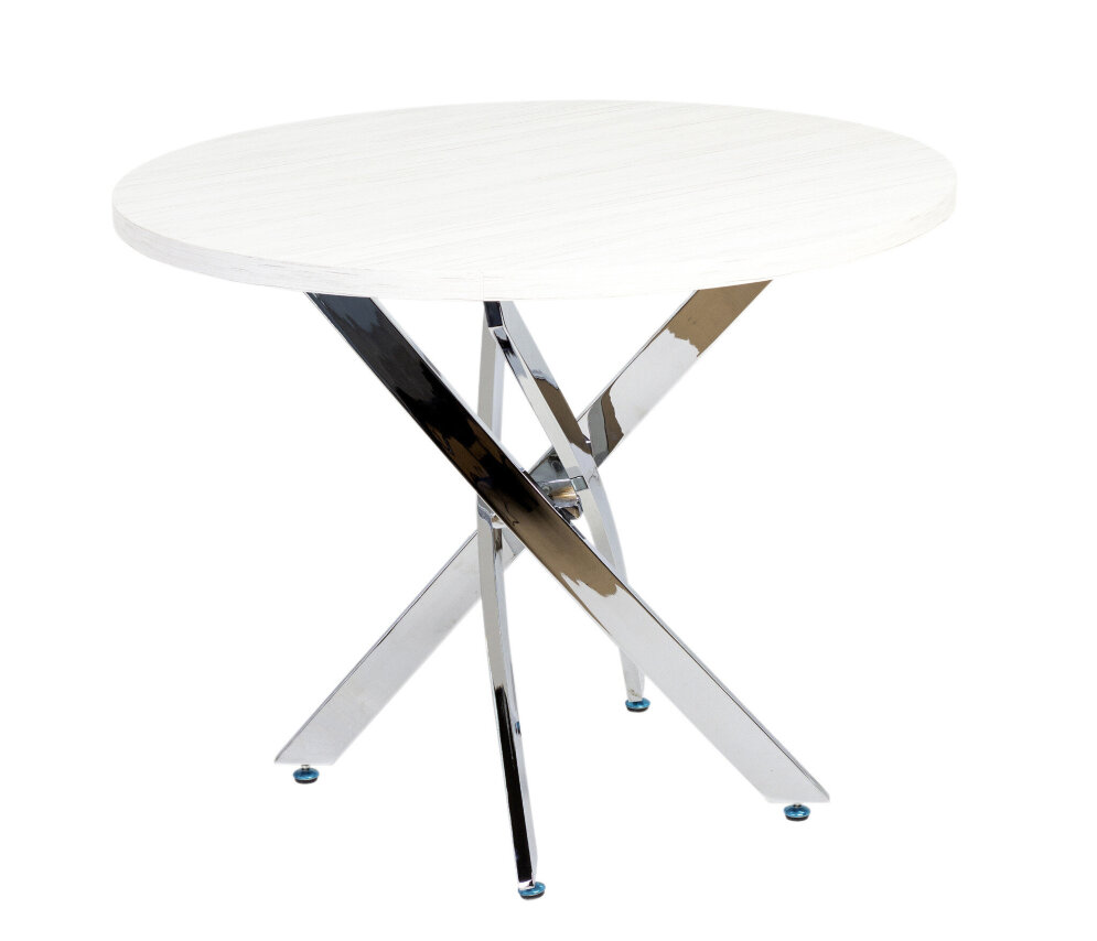 Стол круглый Фиеро 900 опора хром 
