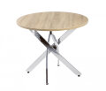 Стол круглый Фиеро 900 опора хром 