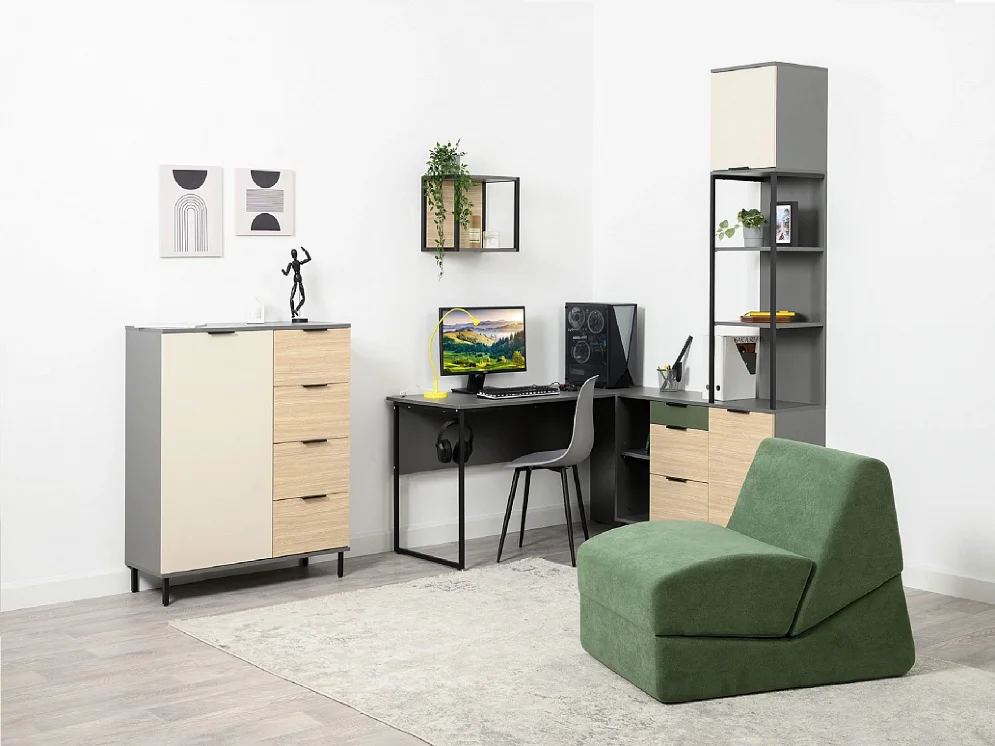 Стол 12.112 Марвэл, тёмно-серый 