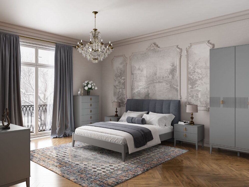 Тумба прикроватная Фарго, Антрацит 