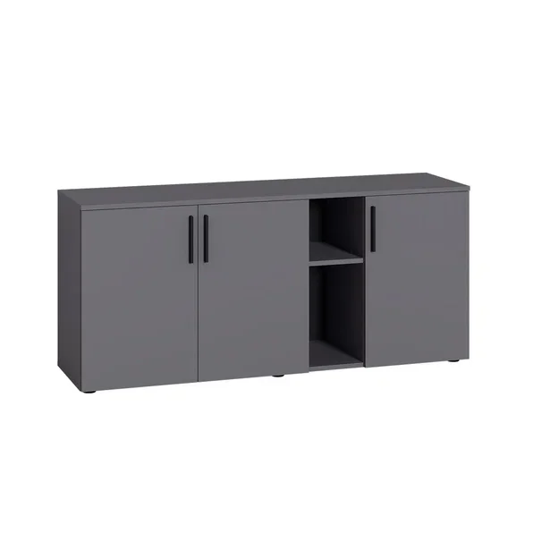 Тумба ТВ 16.55 Эйр, Серый Графит 