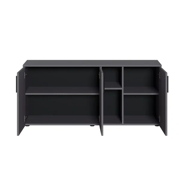 Тумба ТВ 16.55 Эйр, Серый Графит 