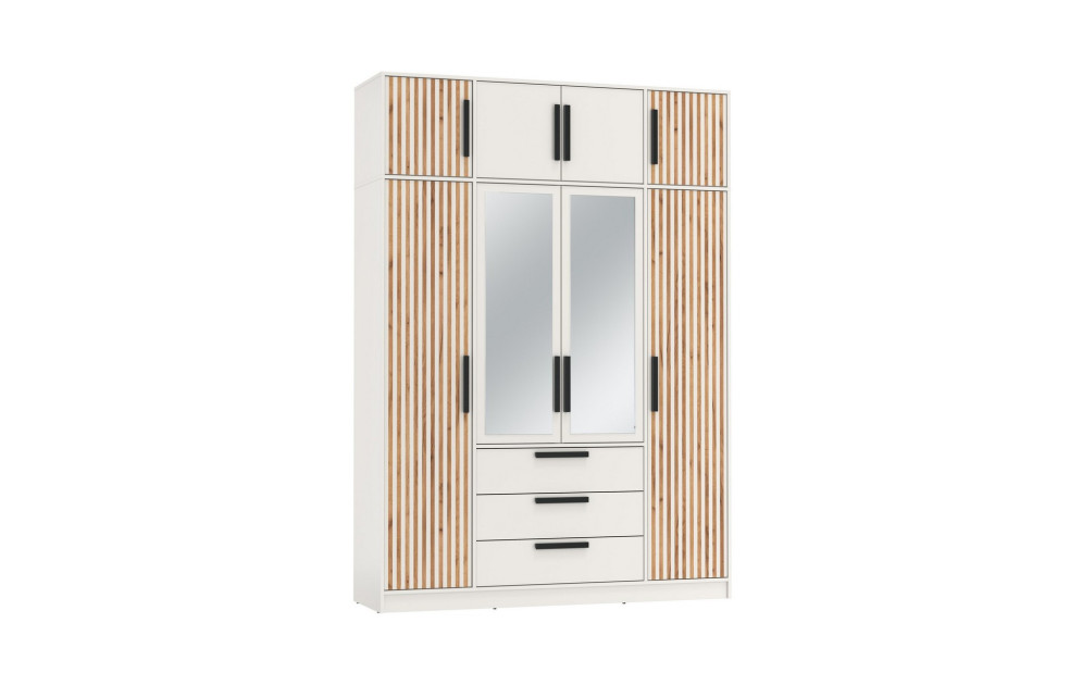 Шкаф 4-х дверный 83.07 Вегас, Белый 