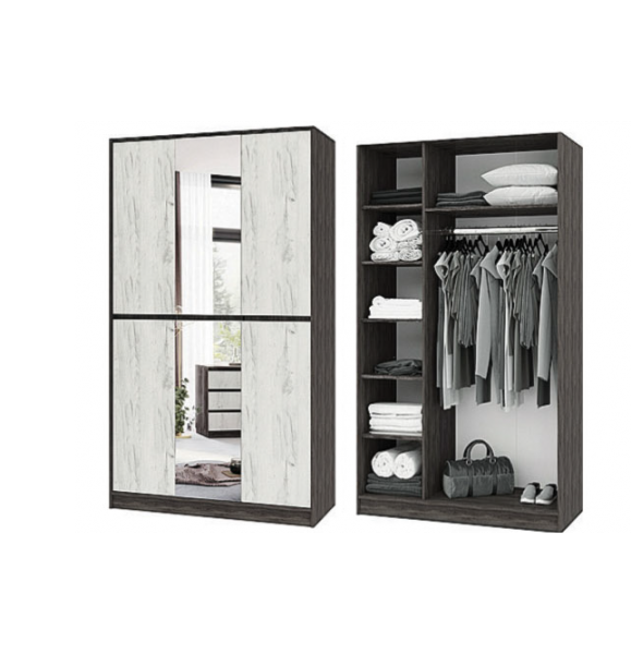 Шкаф 3-х дверный Милана 