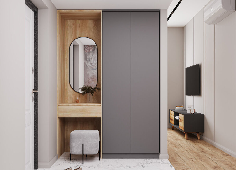 Шкаф Мори МШ 800.1 графит 