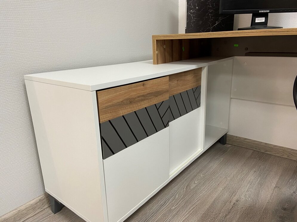 Стол письменный с большой тумбой Гринвич (м3+м5) 