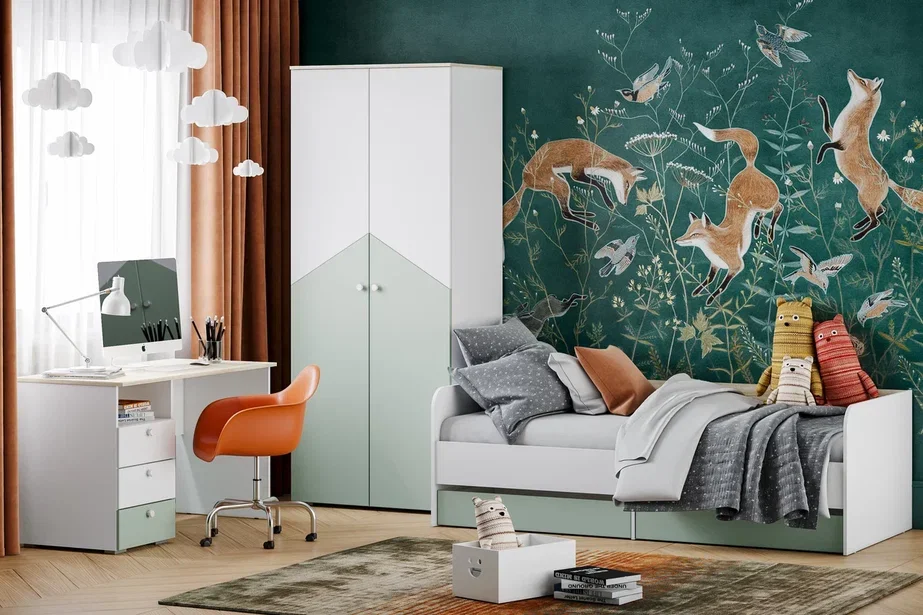 Шкаф для белья Банни, макарун 