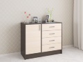 Комод Катрин-6, Венге/Дуб молочный 