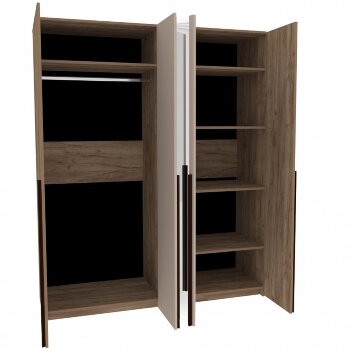 Шкаф 4-дверный Кара