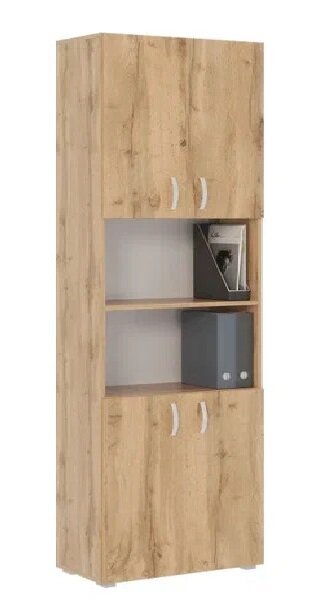 Стеллаж Офис 800 6 полок, 2 комплекта дверей 