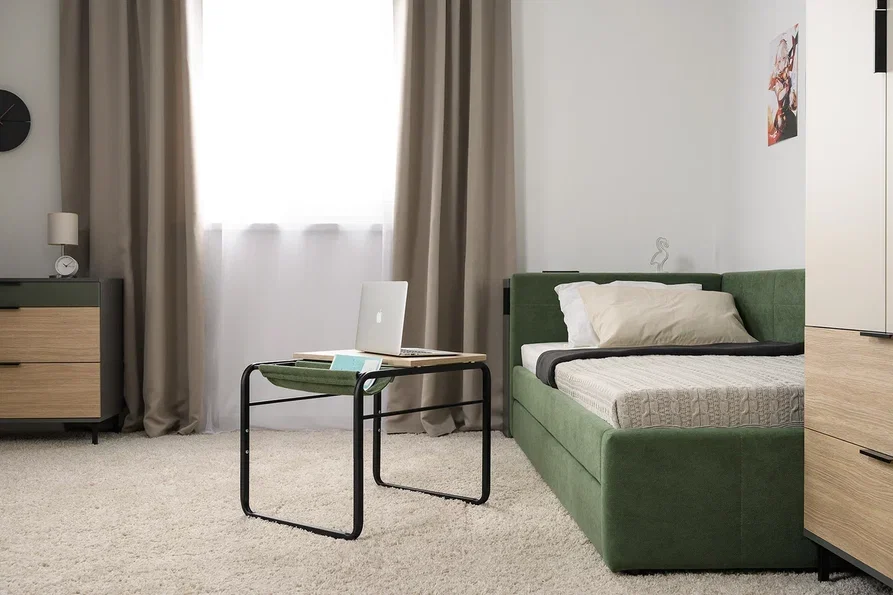 Стол журнальный 12.122 Марвэл, тёмно-серый 