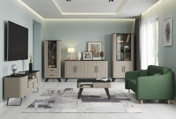 Комод Фиделия (2 двери, 1 ящик)