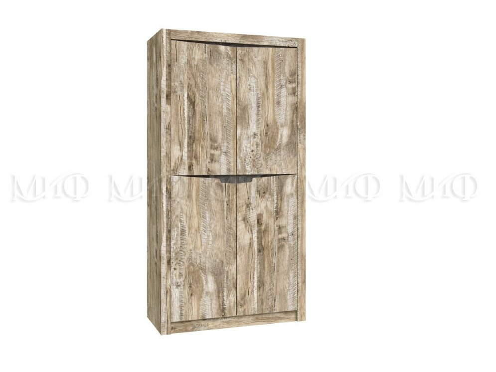 Шкаф 2 двери с полками Ривьера  