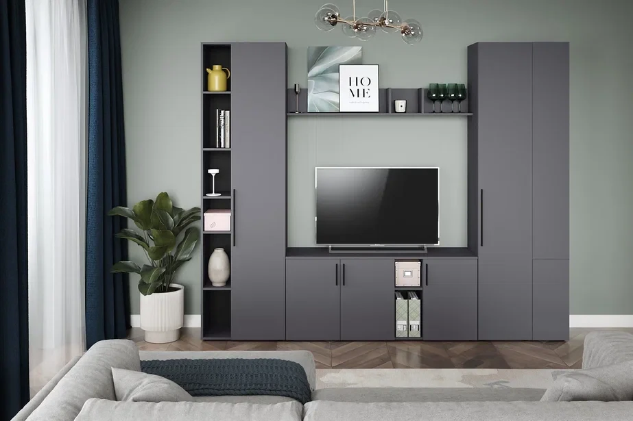 Шкаф 16.324.02 Эйр, Серый Графит 