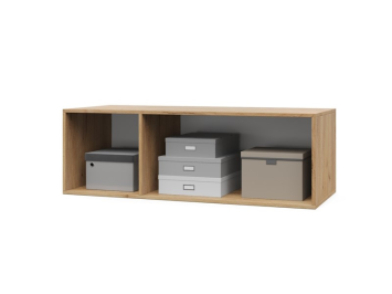 Шкаф / Антресоль 1200 Челси, Дуб золотистый / Графит​