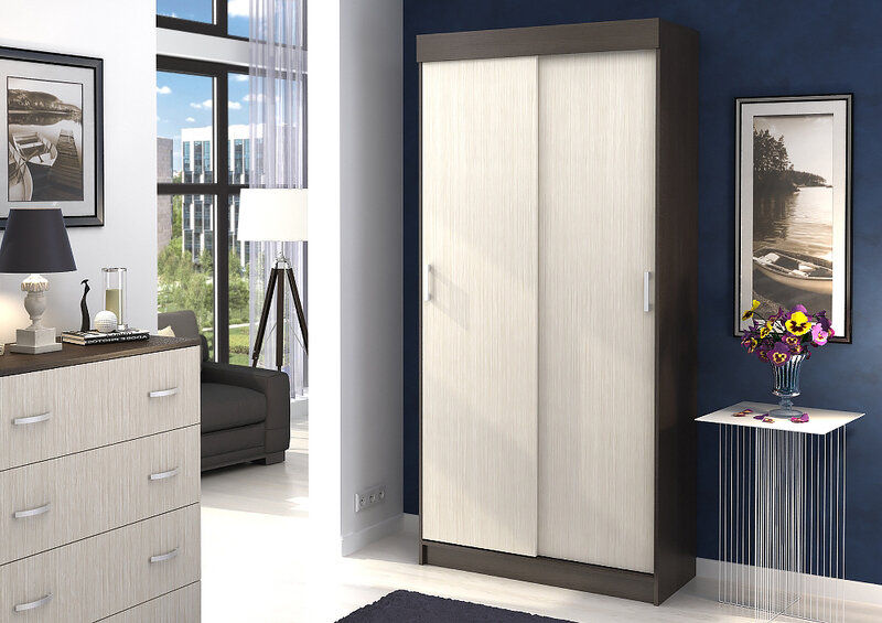 Шкаф-купе Евро, венге 