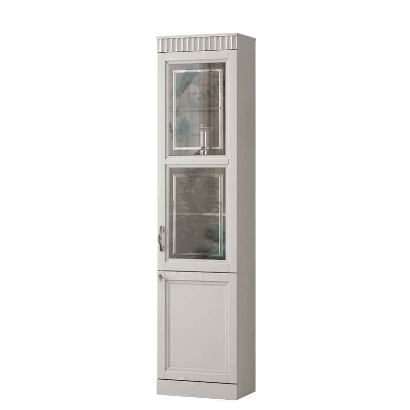 Шкаф-пенал для книг №953 Нельсон, Кашемир серый 