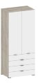 Шкаф 2 двери 4 ящика ШК-3007 Анима  