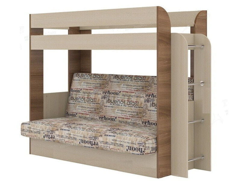 Диван-кровать двухъярусная Карамель 75 