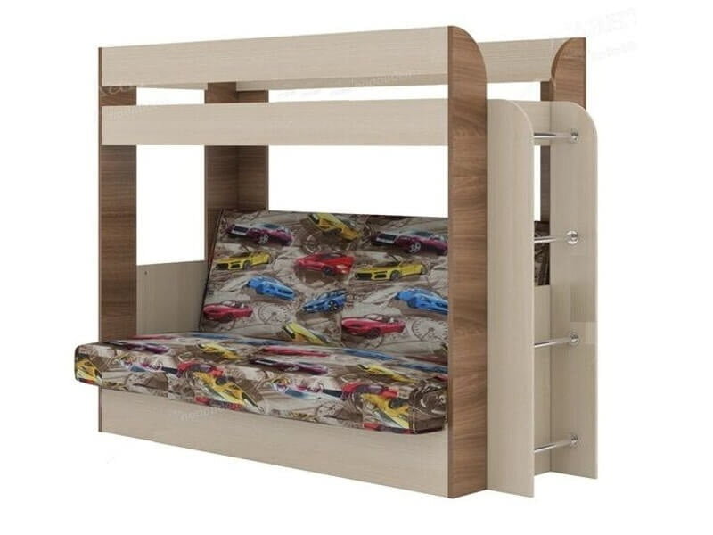 Диван-кровать двухъярусная Карамель 75 