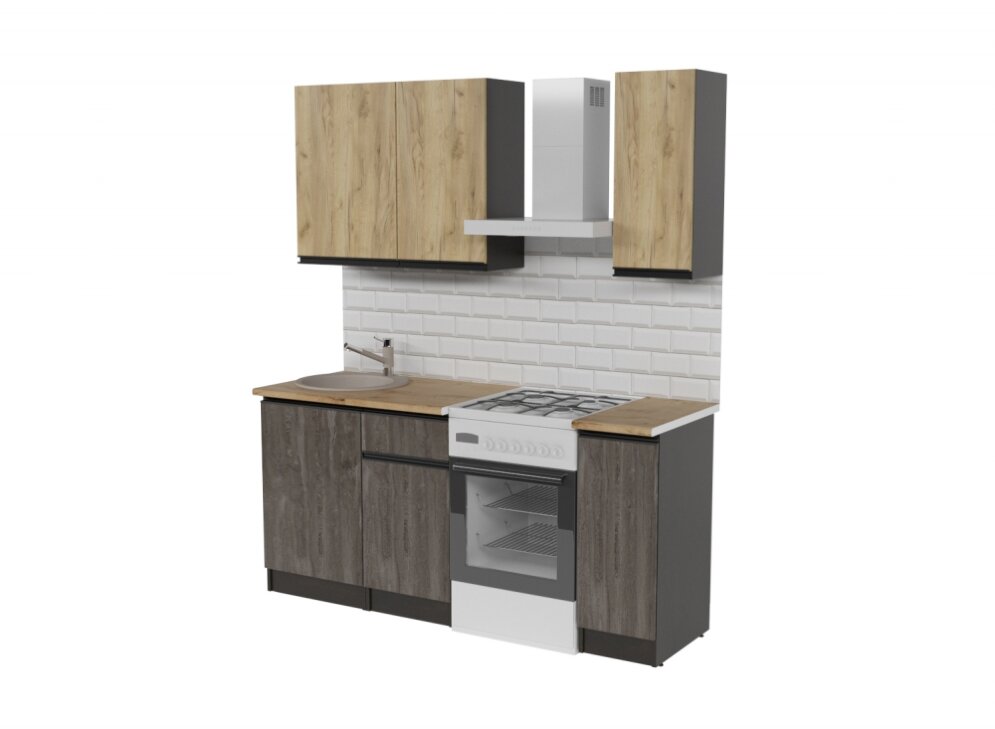 Кухонный гарнитур Адажио лайт 120 см 