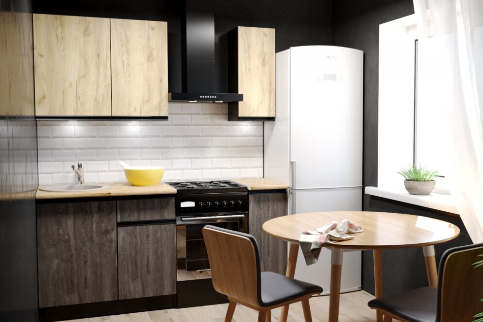 Кухонный гарнитур Адажио лайт 120 см 