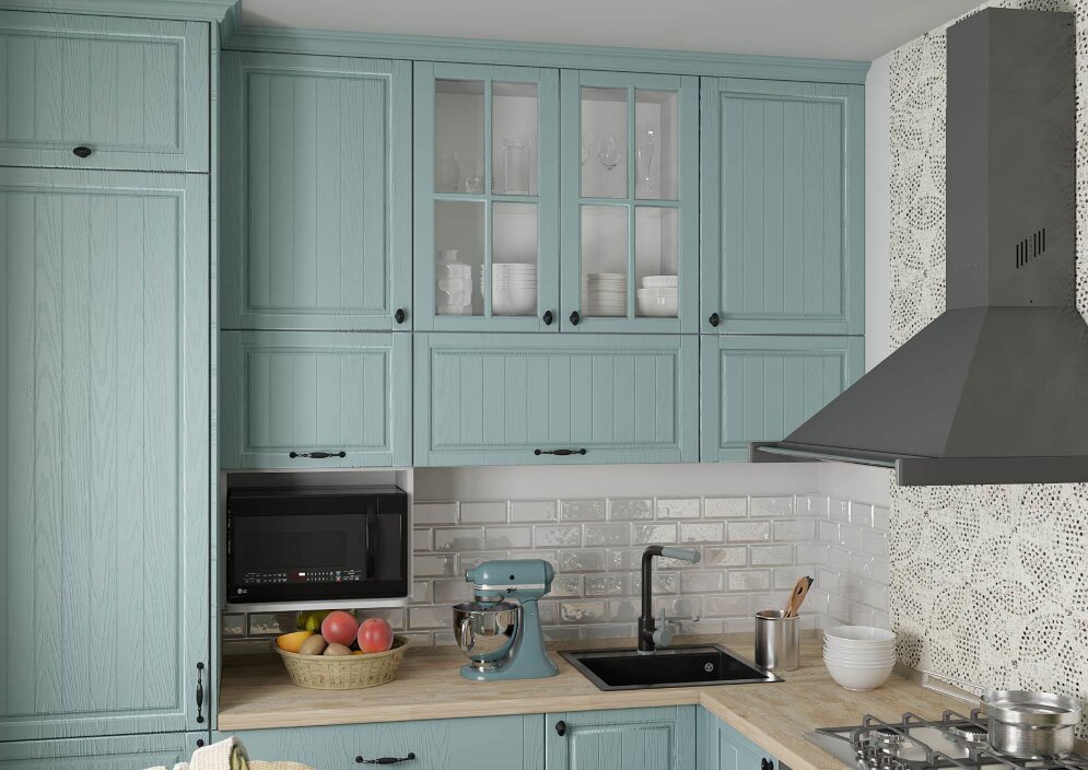 Кухня Кантри (роял вуд голубой)  