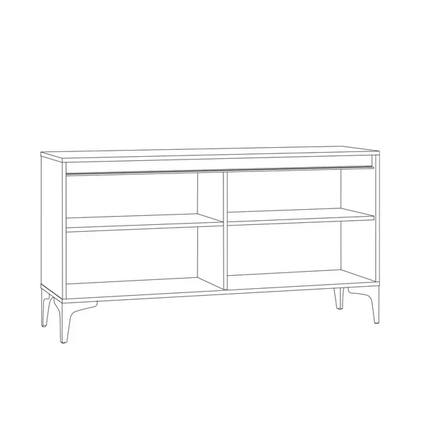 Тумба под ТВ Муар 13.261.02 