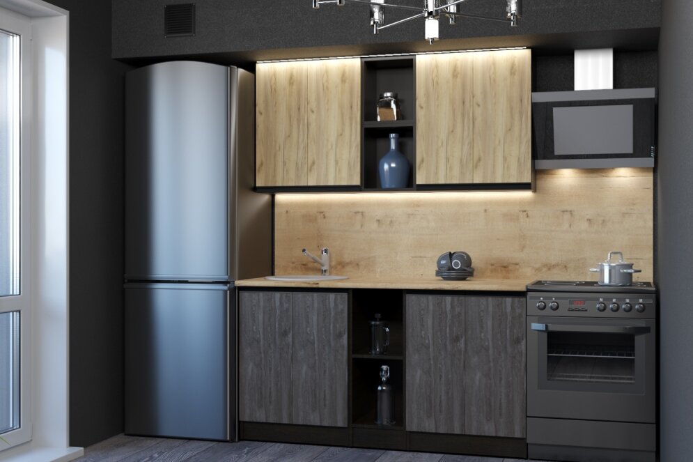 Кухонный гарнитур Адажио нормал 150 см 